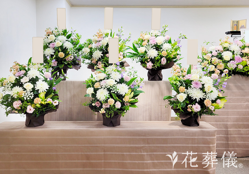 母の日の花祭壇