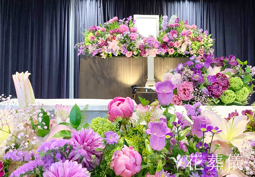 愛し君よの花祭壇