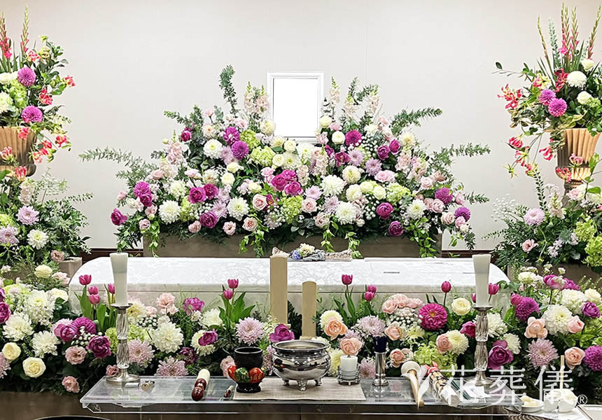 Dear Queen Elizabethの花祭壇