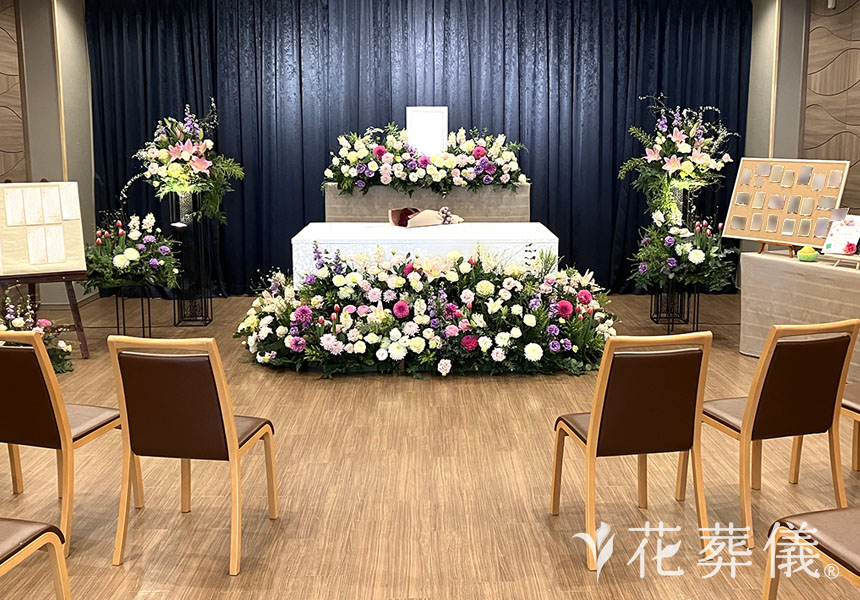 お疲れ様 お母さんの花祭壇