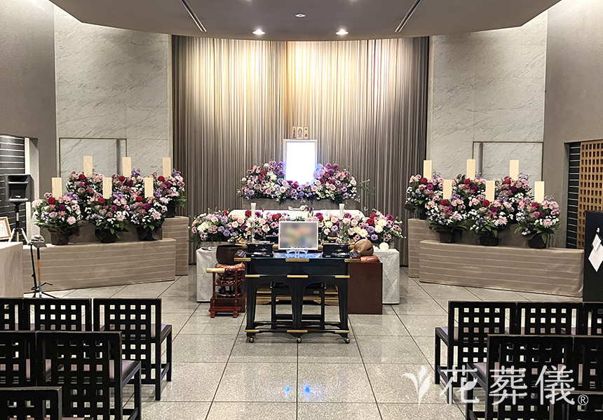 インスピレーションの花祭壇