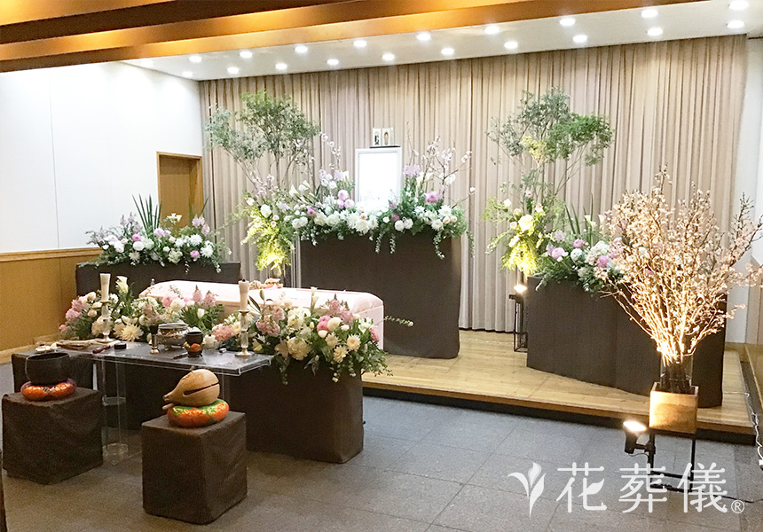 徳を積むの花祭壇