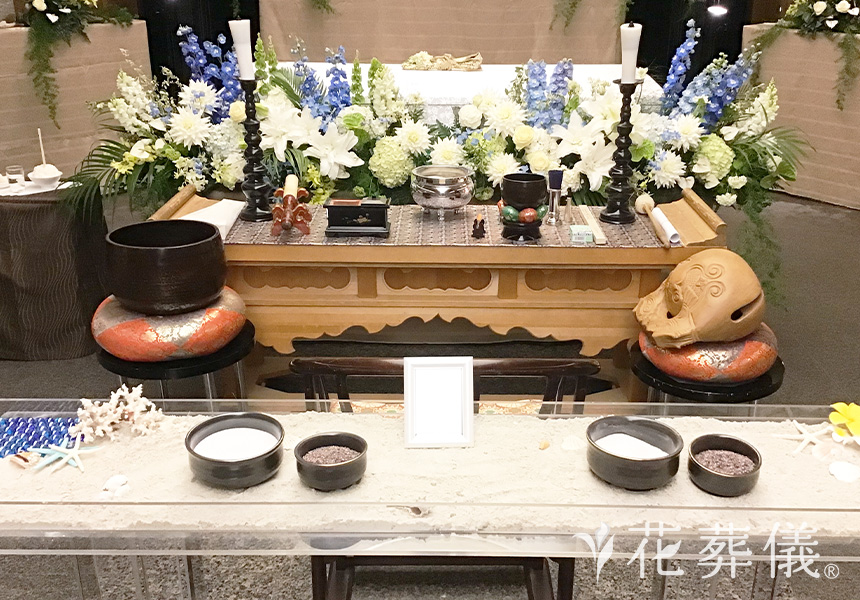 宮古島の花祭壇