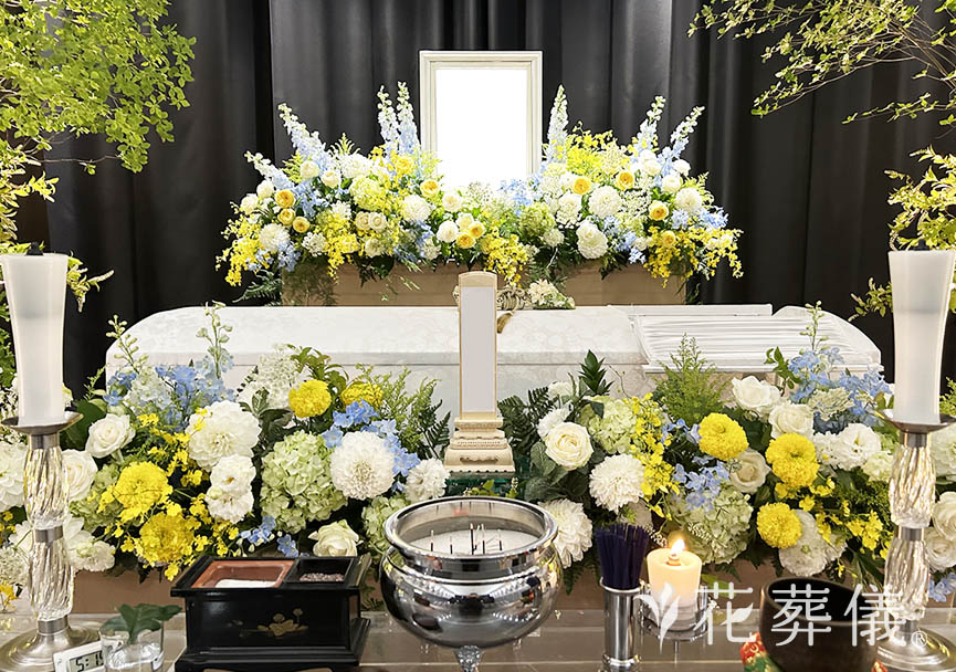 陽の光の花祭壇