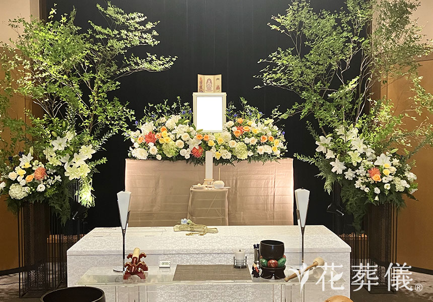 薫風の花祭壇