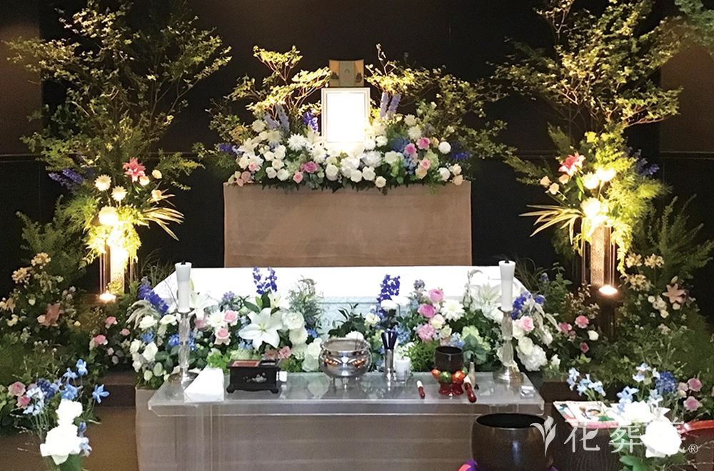 一息ついての花祭壇