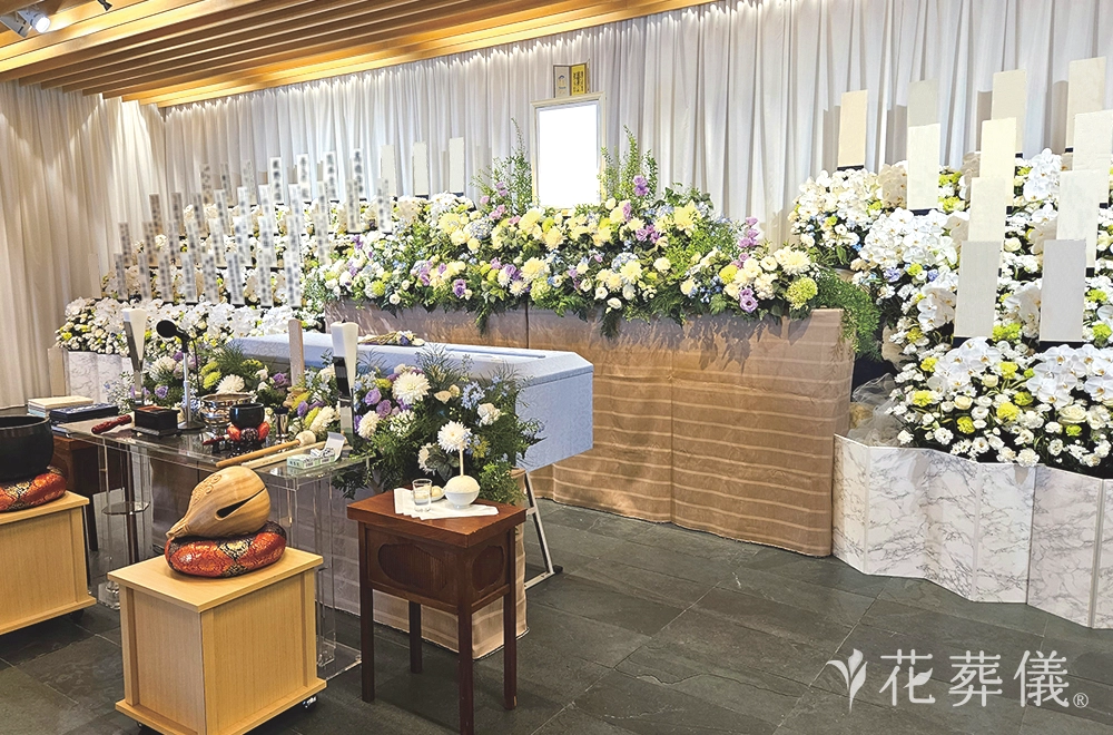 功績の花祭壇