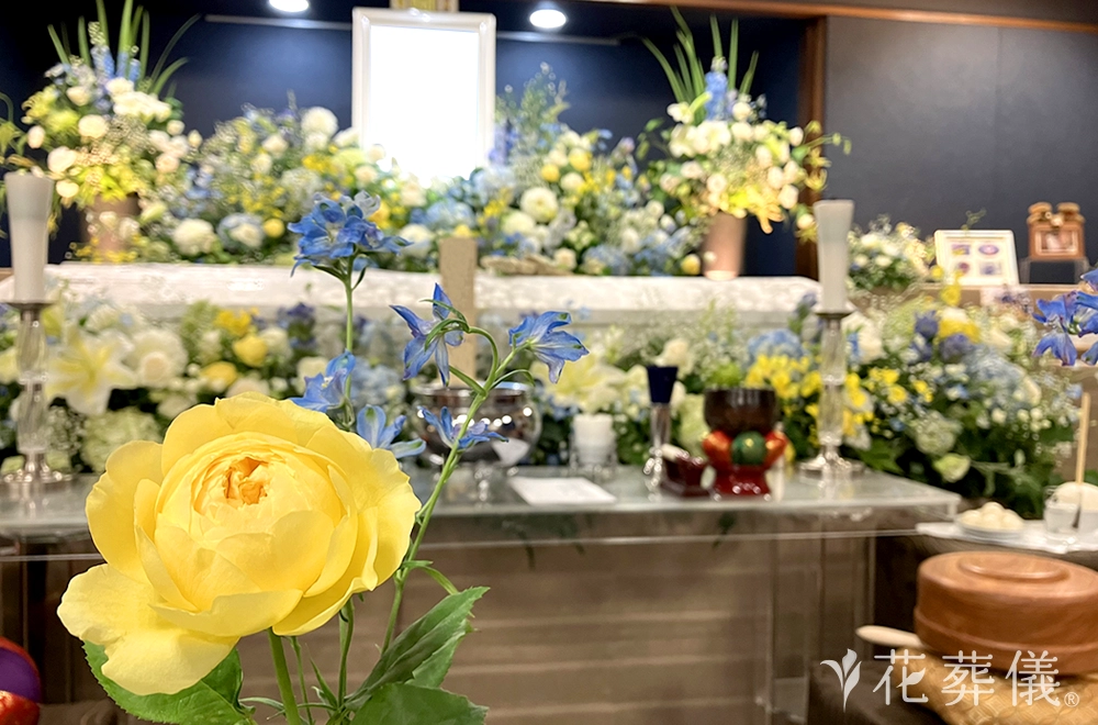 さざ波の花祭壇