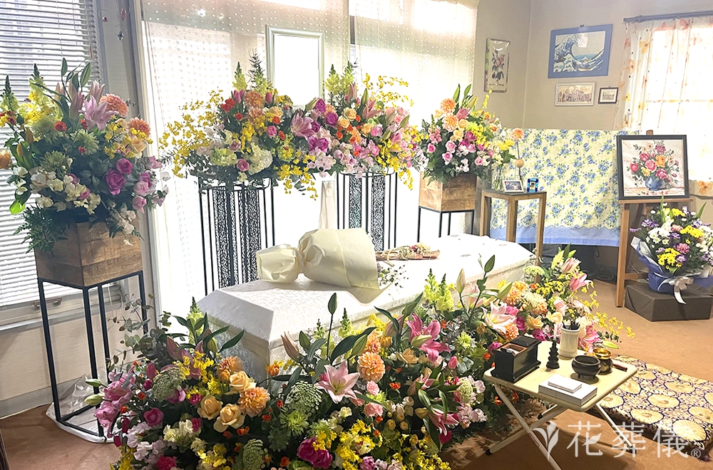 華やぐの花祭壇