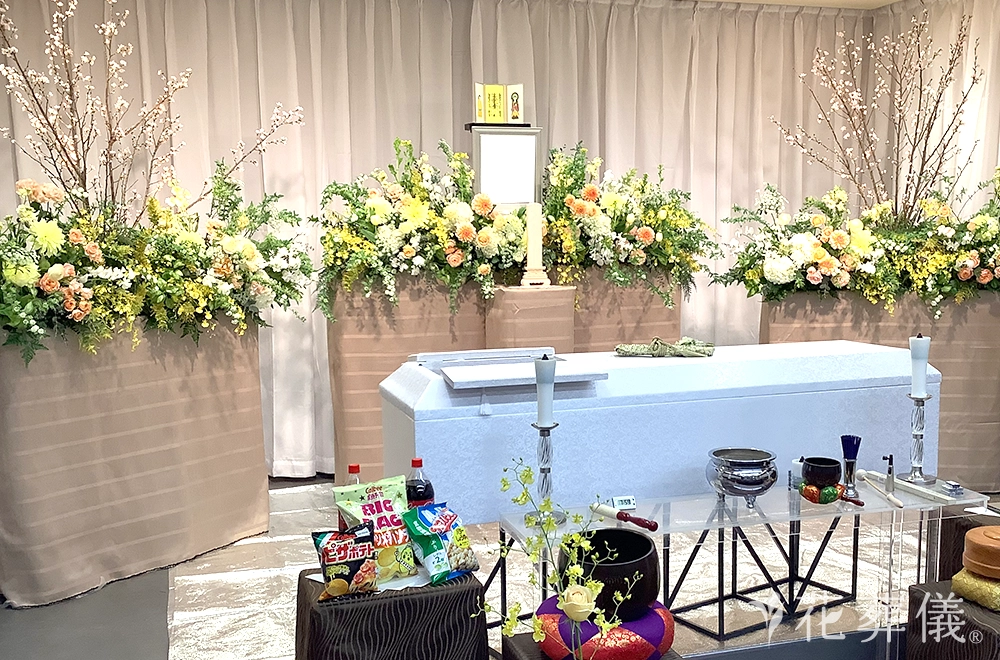 たくさんの愛を!の花祭壇