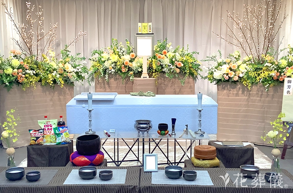 たくさんの愛を!の花祭壇