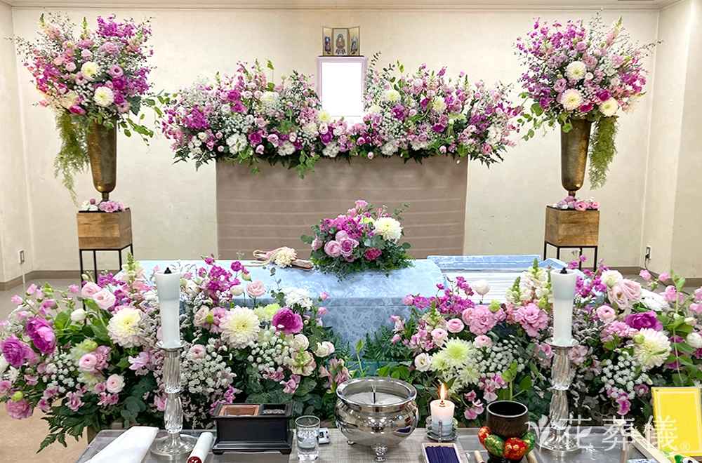 幸福の花祭壇