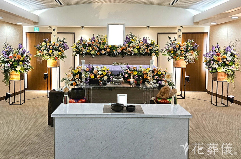 変わらぬ愛の花祭壇