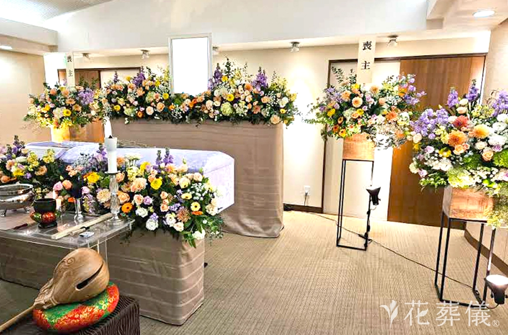 変わらぬ愛の花祭壇
