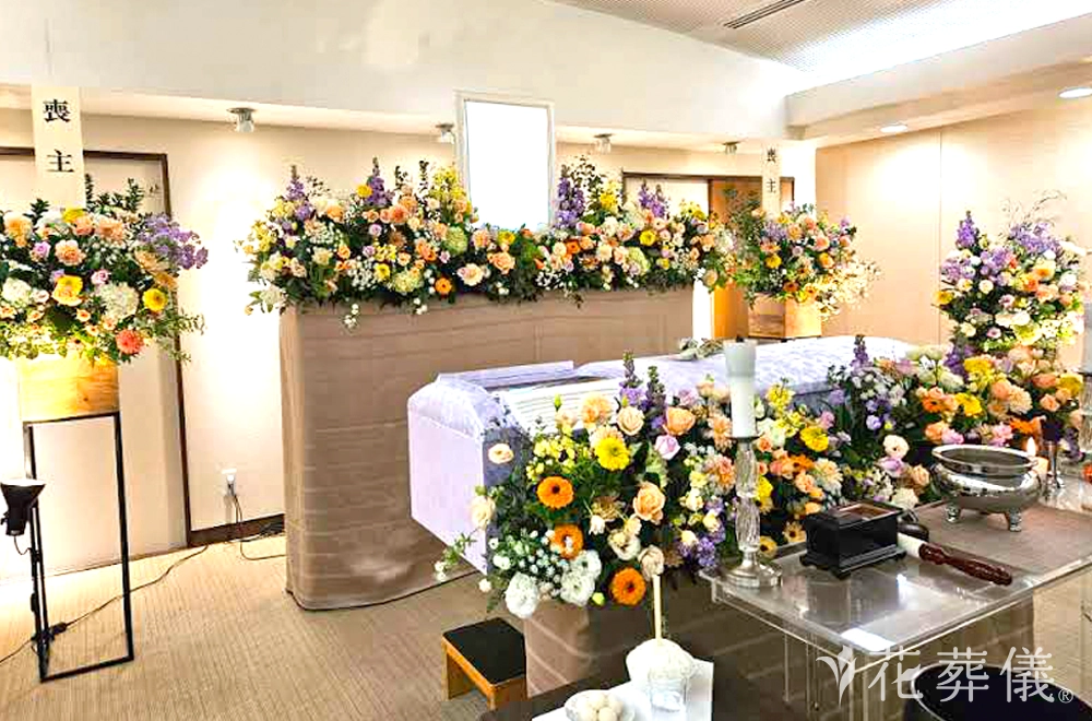 変わらぬ愛の花祭壇