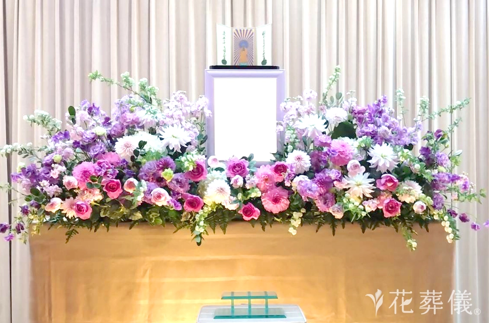ありがとうの花祭壇