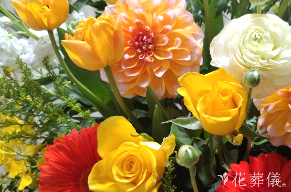 相思の花祭壇