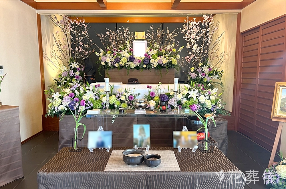 お花見の花祭壇