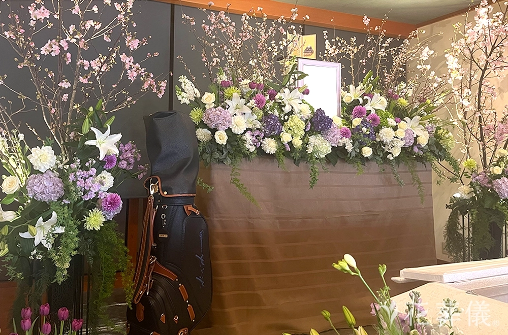 お花見の花祭壇