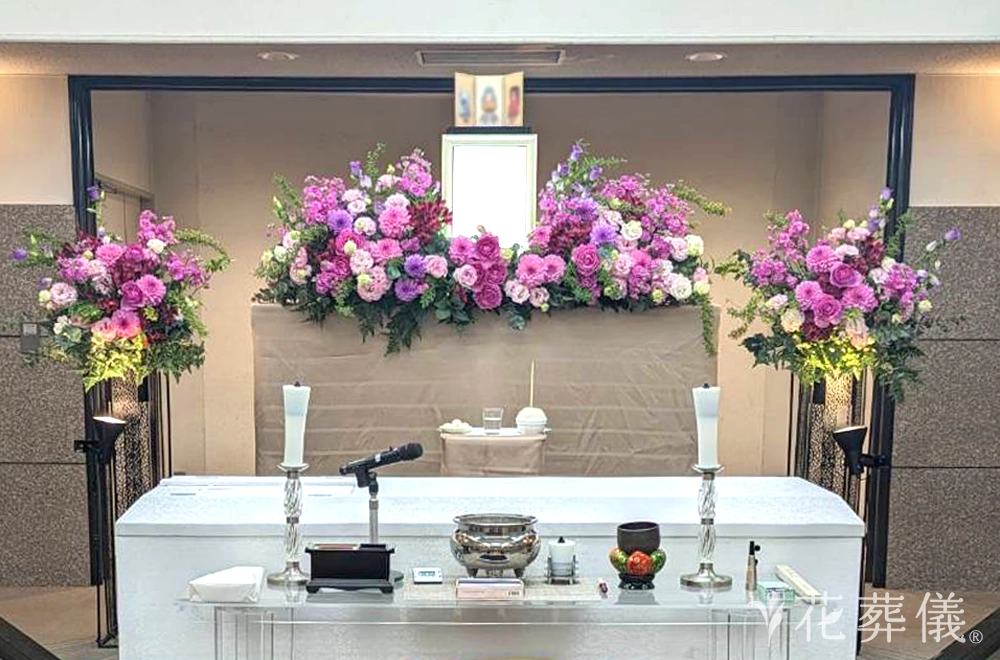 社交的なあなたへの花祭壇