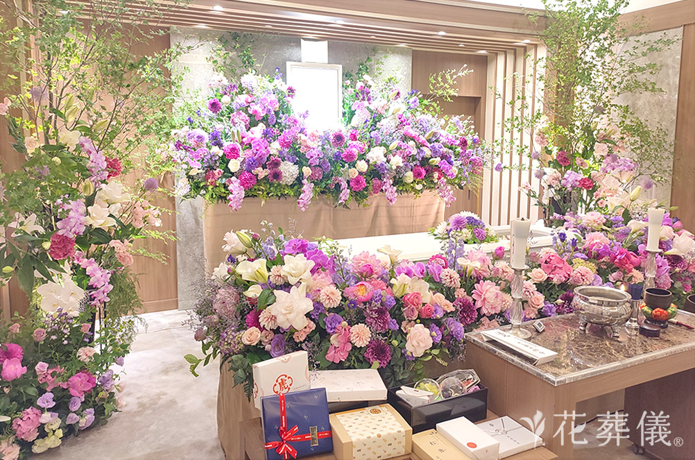 愛情の花祭壇