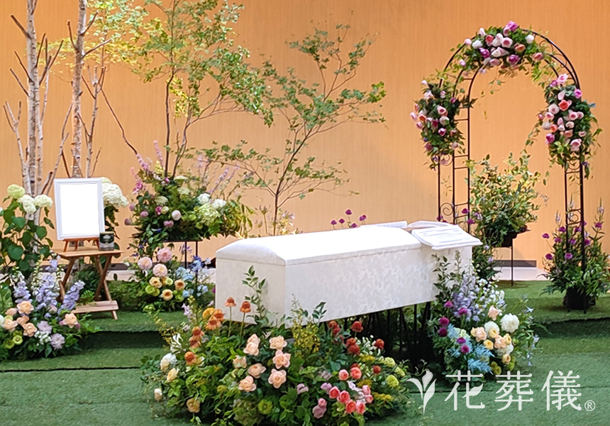 バラ花祭壇_ガーデン