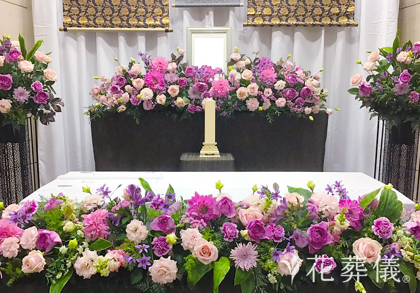 バラ花祭壇_プリンセスライン