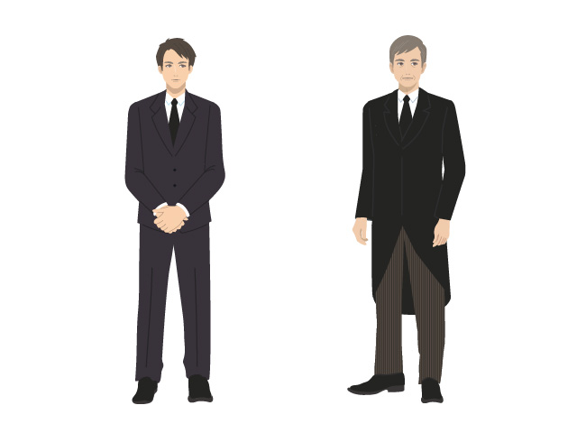 男性の服装