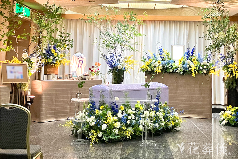 あなたを忘れないの花祭壇