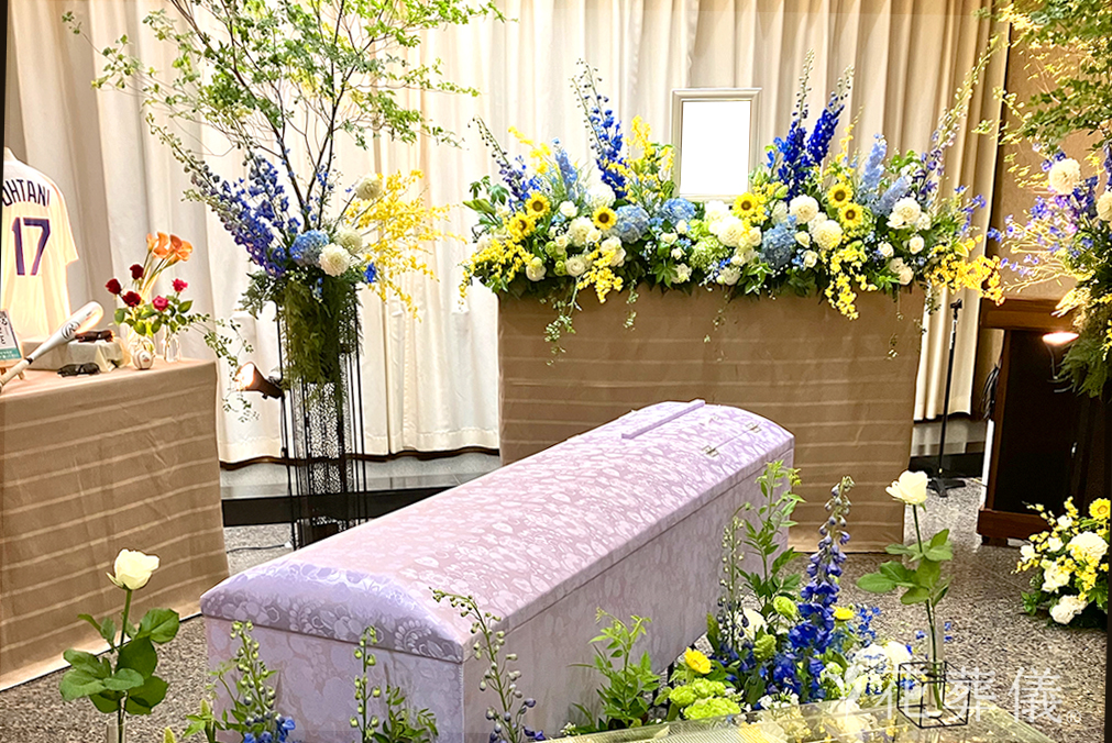 あなたを忘れないの花祭壇