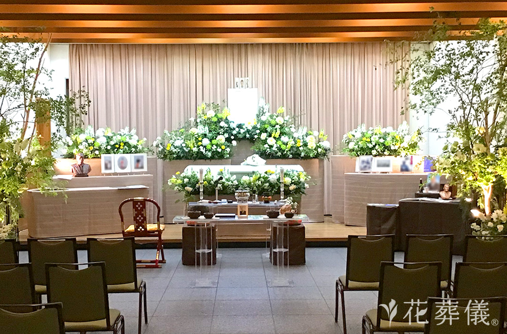栄誉の花祭壇