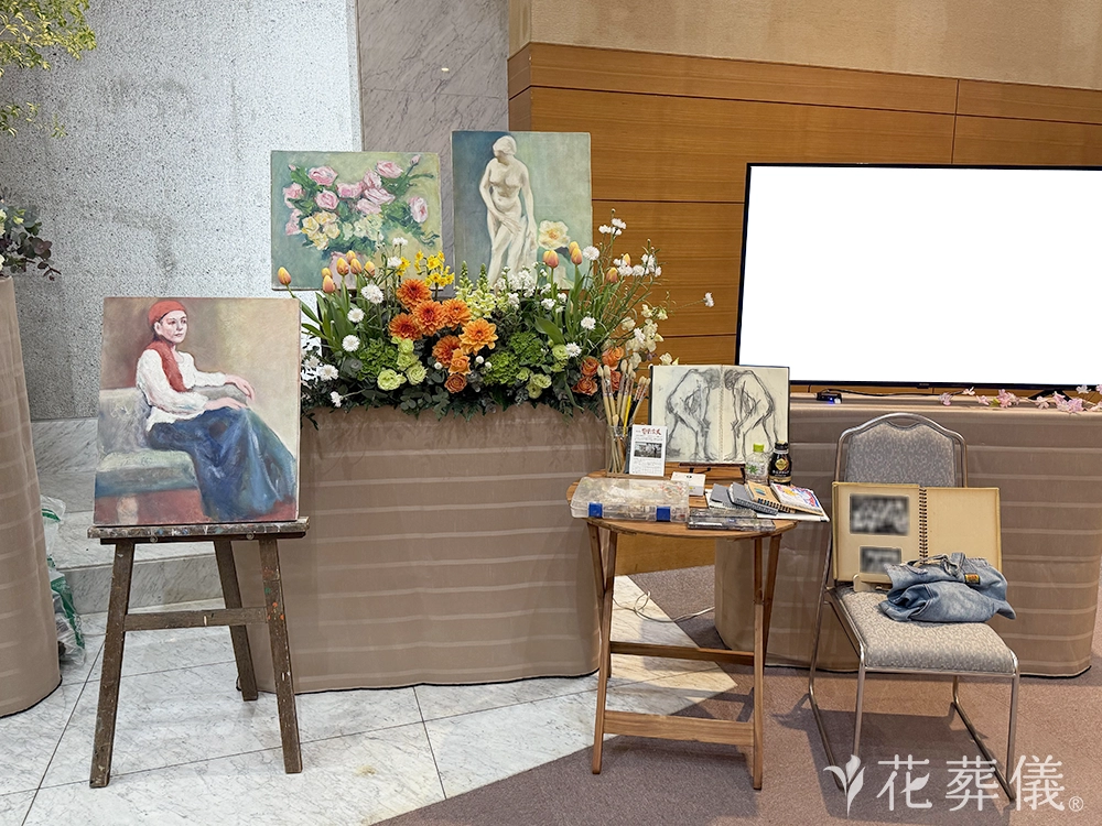 茅ヶ崎市斎場で葬儀を行ったお客様の祭壇写真03
