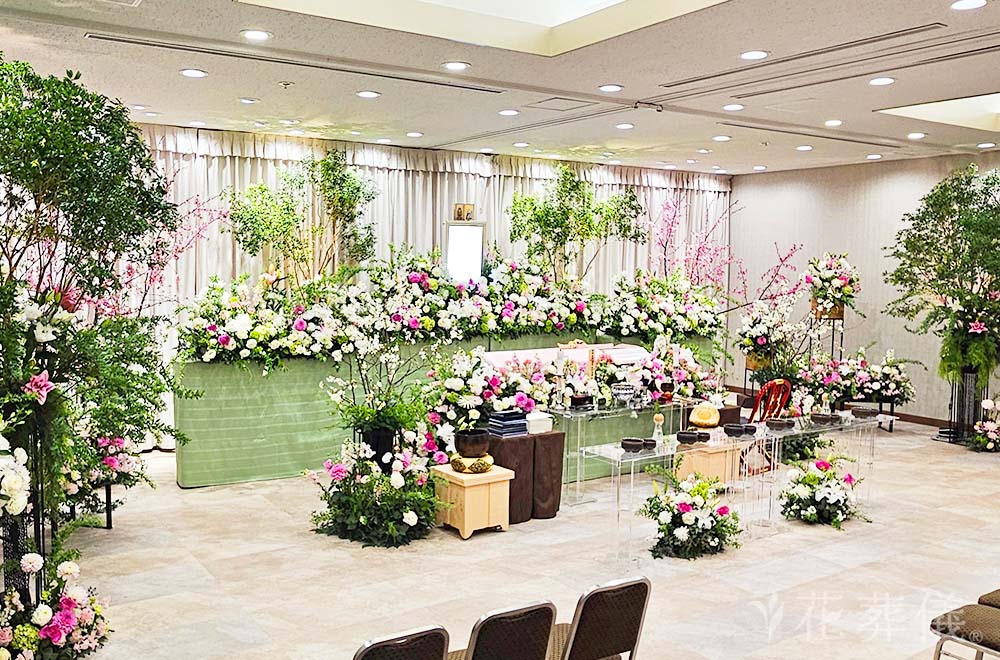 聡明の花祭壇