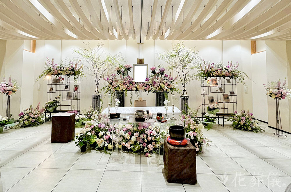 あなたに会えての花祭壇