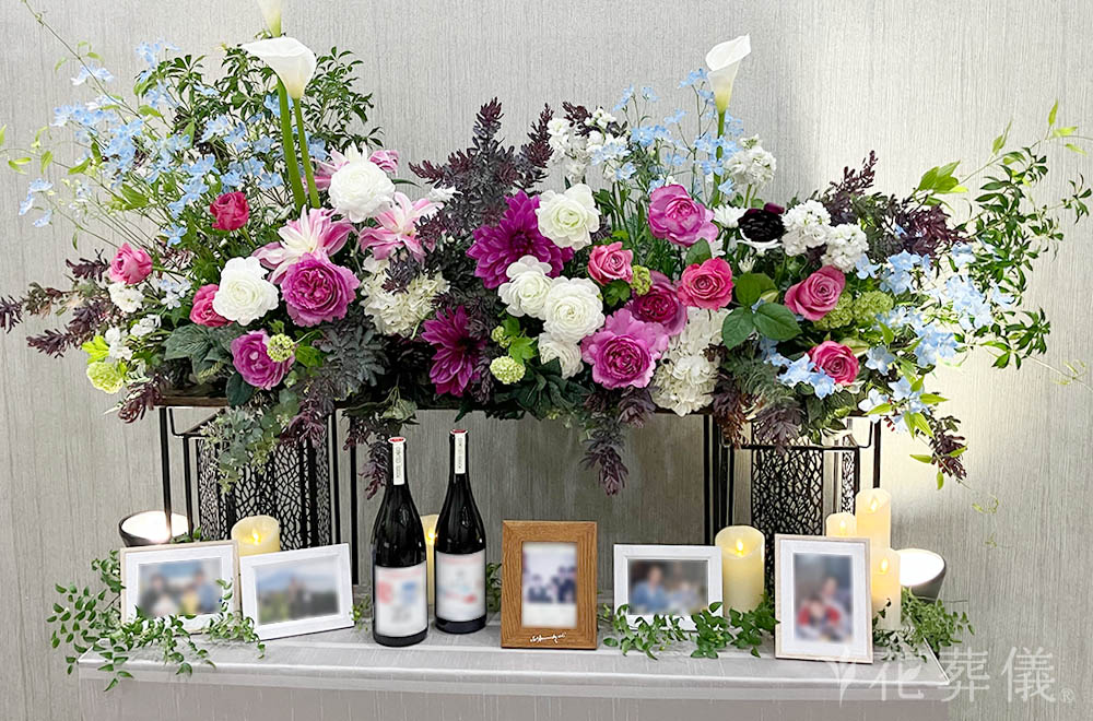 Shall weダンスの花祭壇