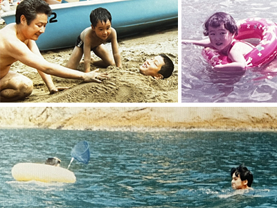 家族で過ごした伊豆のお写真