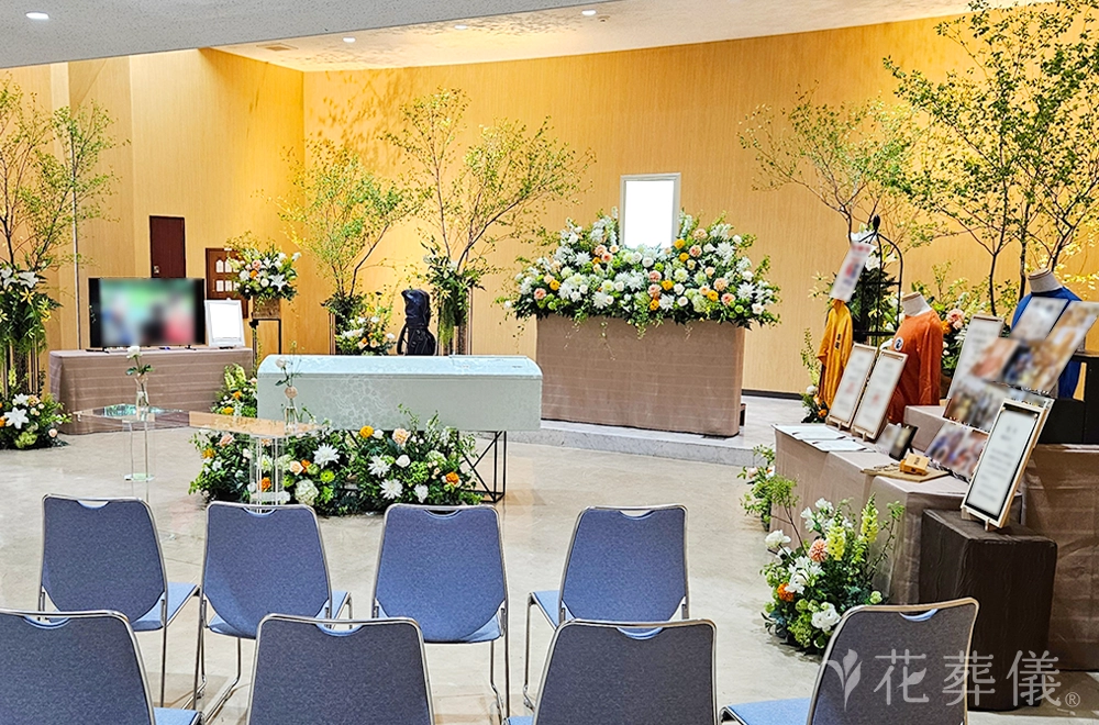 静岡みかんの花祭壇