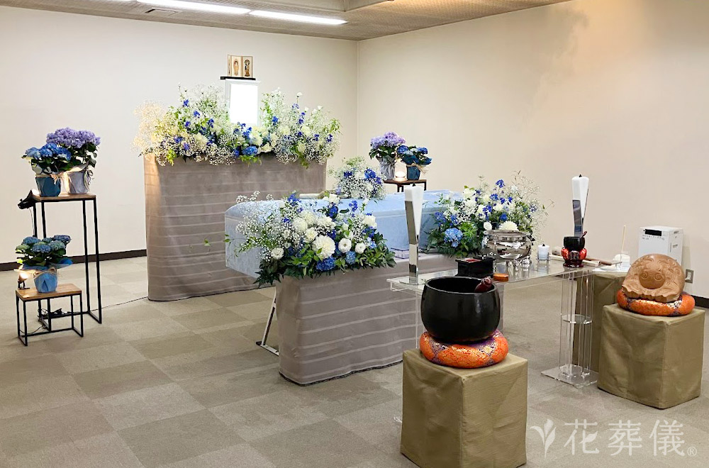 精霊の導きをの花祭壇