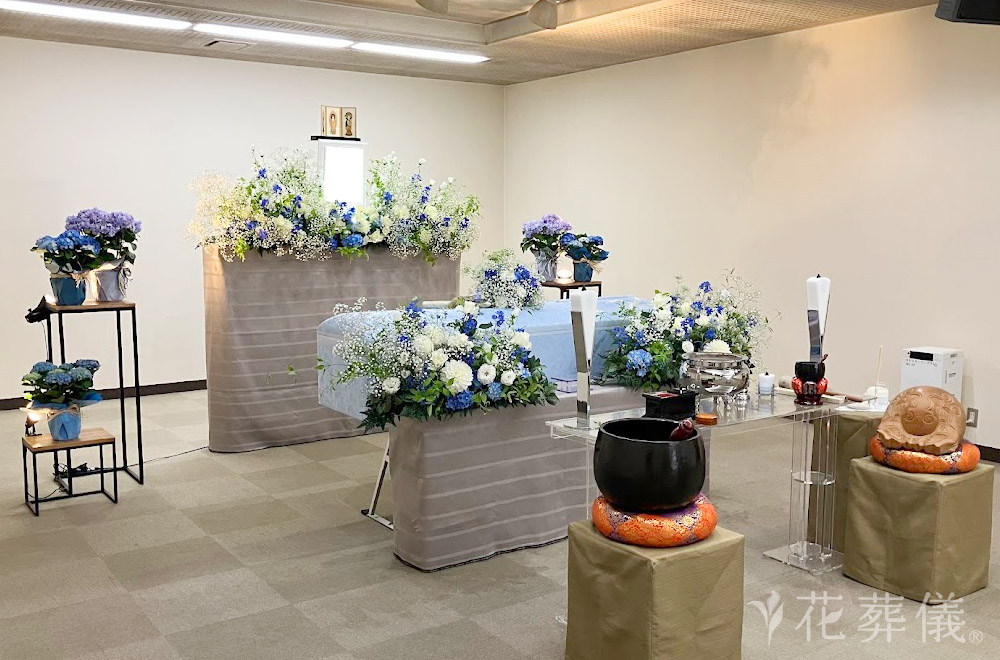 精霊の導きをの花祭壇