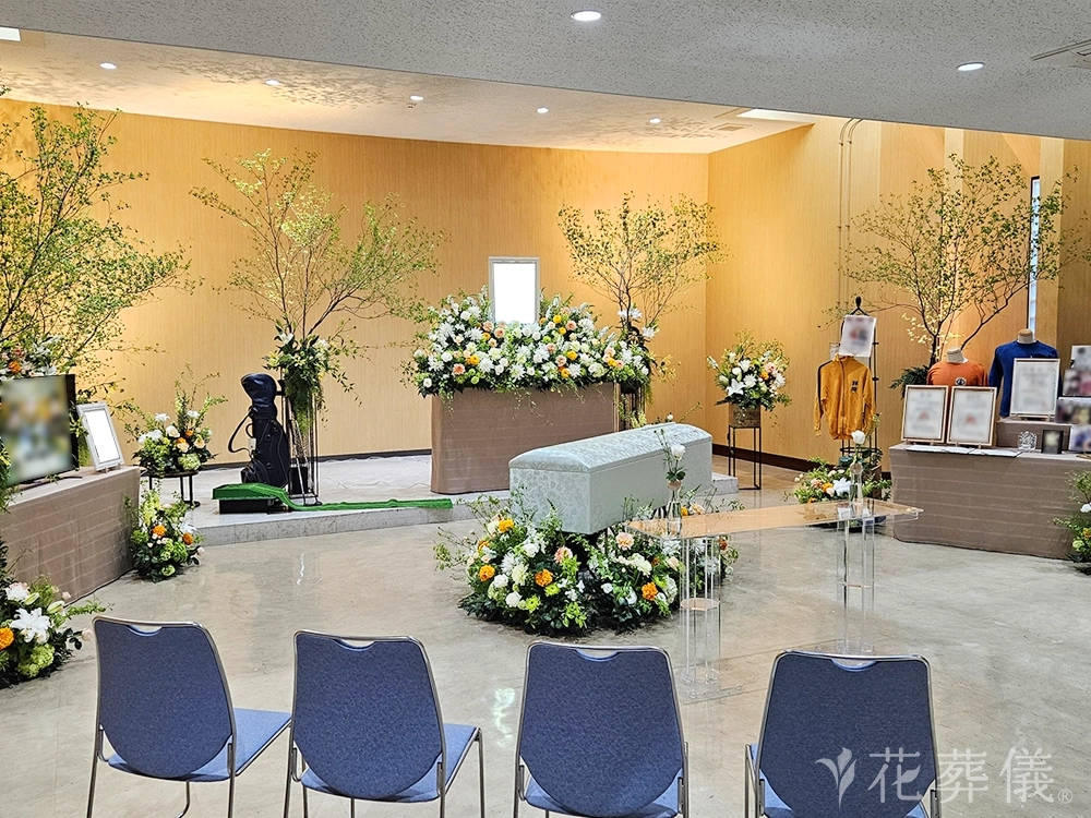 浦和斎場で葬儀を行ったお客様の祭壇写真03