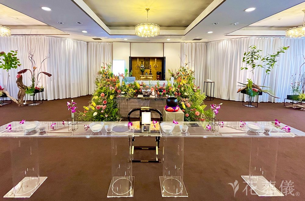 ポジティブをあなたに！の花祭壇