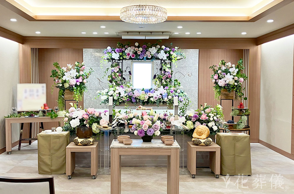 フルーツガーデンの花祭壇