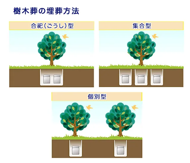 埋葬方法による違い