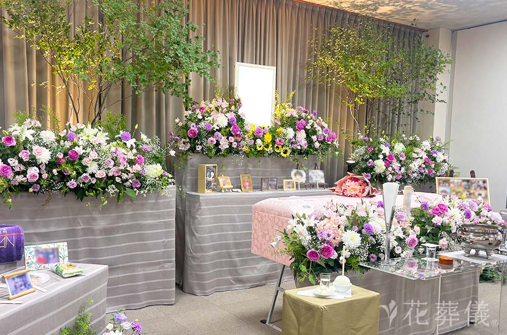 ありがとう・感謝・愛の花祭壇