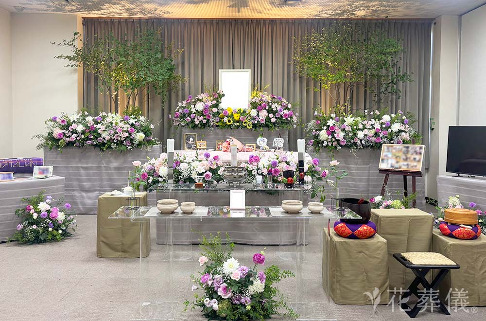 ありがとう・感謝・愛の花祭壇