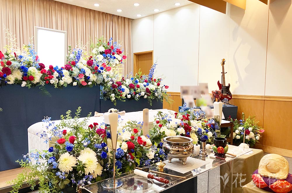 ガンダムの花祭壇