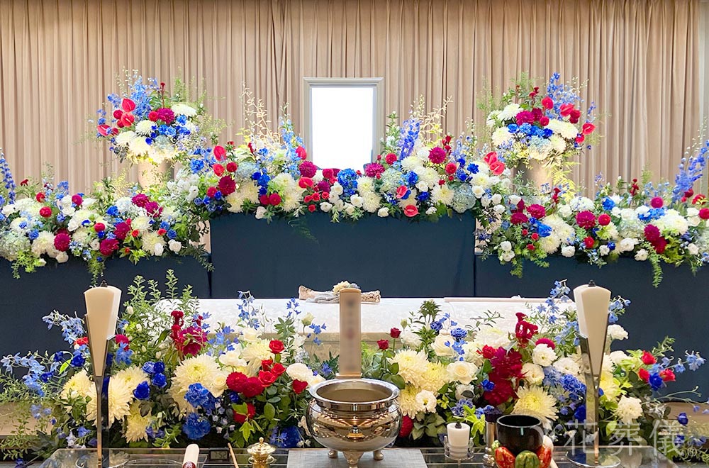 ガンダムの花祭壇