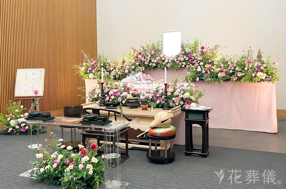 Bright Heartの花祭壇