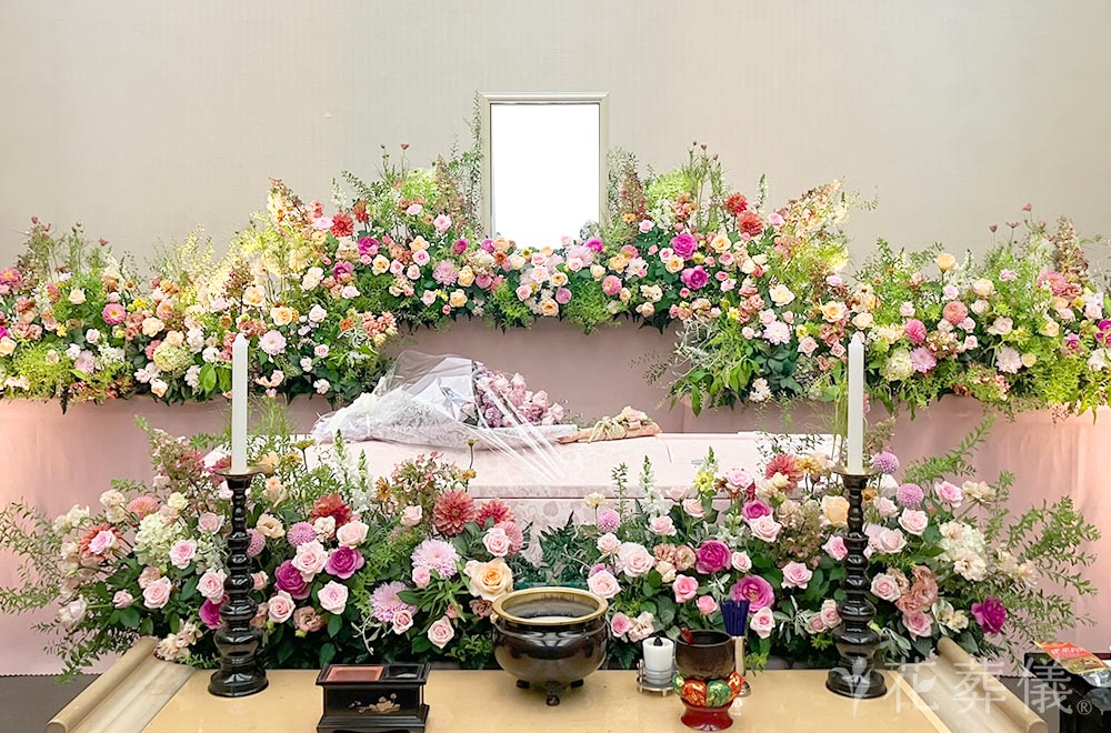 Bright Heartの花祭壇