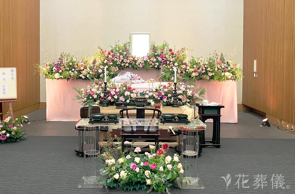 Bright Heartの花祭壇